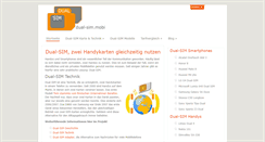Desktop Screenshot of dual-sim.mobi