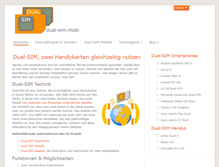 Tablet Screenshot of dual-sim.mobi